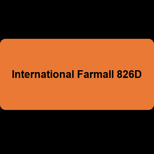 International Farmall 826D